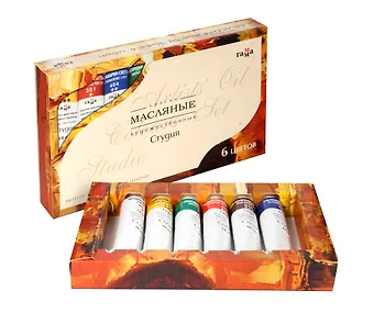 Краски масляные 06цв 18мл 